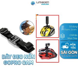 🔥 GIÁ SỈ 🔥 Dây đeo gắn trên NÓN bảo hiểm cho camera hành động Gopro. Sjcam