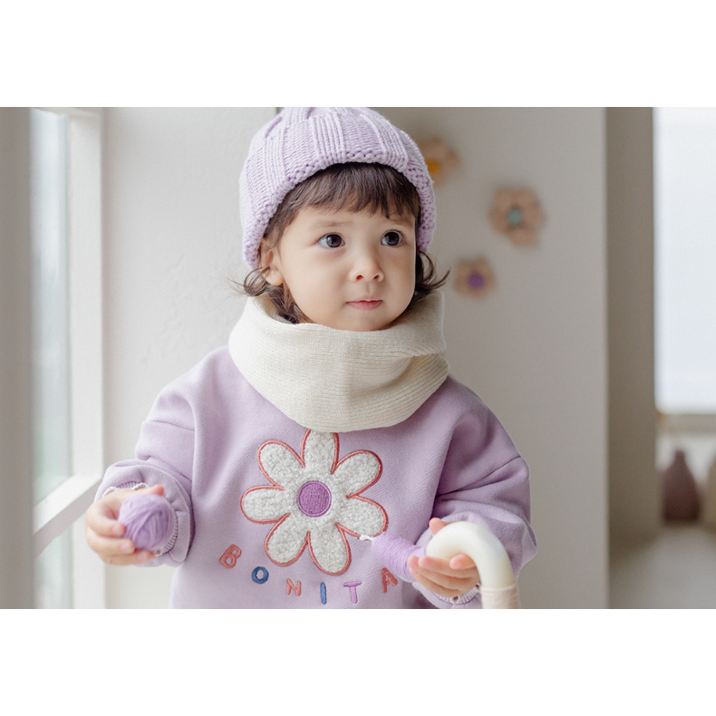 Happy Prince Áo nỉ tím Hàn Quốc cho bé