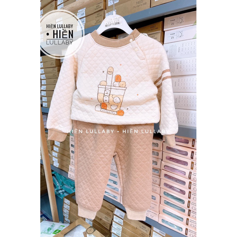 Bộ trần bông cao cấp good mama cho bé