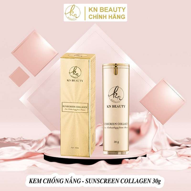 Kem chống nắng KN Beauty - Sunscreen Collagen 30g SPF 50+