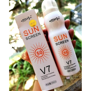  Xịt Chống Nắng Xịt Nâng Tone Che Khuyết Điểm Sunscreen V7 Magic Flower 238ml Hàn Quốc 
