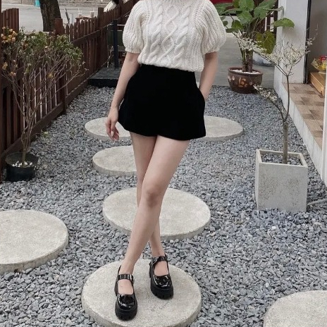 Q15 - Quần nhung khóa kéo chuẩn phom