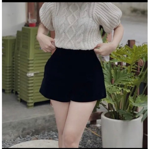 Q15 - Quần nhung khóa kéo chuẩn phom