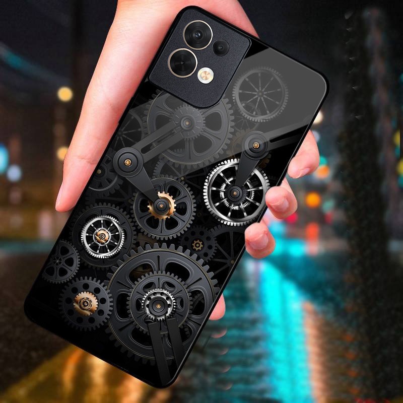 Ốp Lưng OPPO RENO 8 4G, RENO 8 5G, RENO 8Z 5G, RENO 8 PRO 5G mặt kính cường lực cao cấp thiết kế riêng