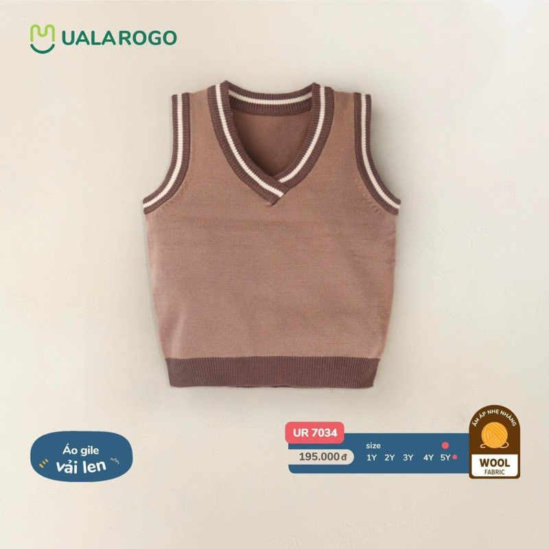 Áo gile vải len UR 7034