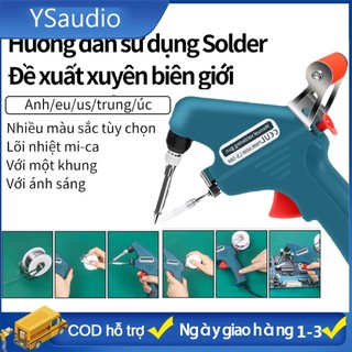 +1 hàn thiếc 60w mỏ hàn điện tự 110v động chất lượng cao combo động đẩy thiếc