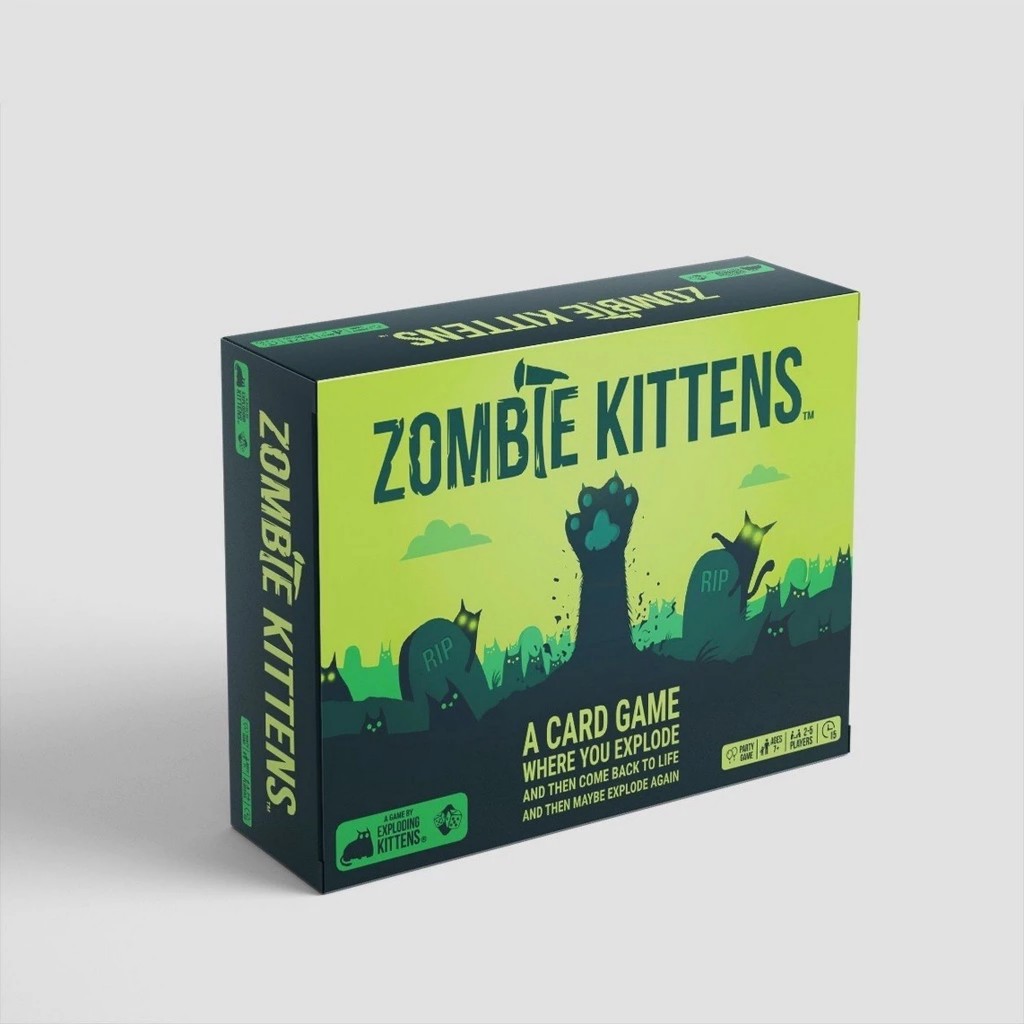 [Sale 50%, Zombie+bọc]  Mèo Nổ ZOMBIE KITTENS việt hoá - Trò chơi boardgame Happykids