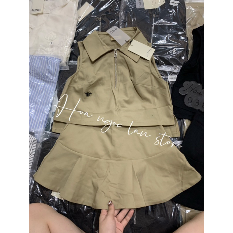 Set ong cổ bẻ khoá bạc mai phương bùi fulltagmac 2 tem