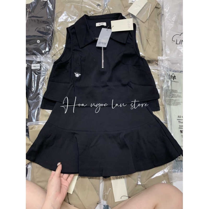 Set ong cổ bẻ khoá bạc mai phương bùi fulltagmac 2 tem