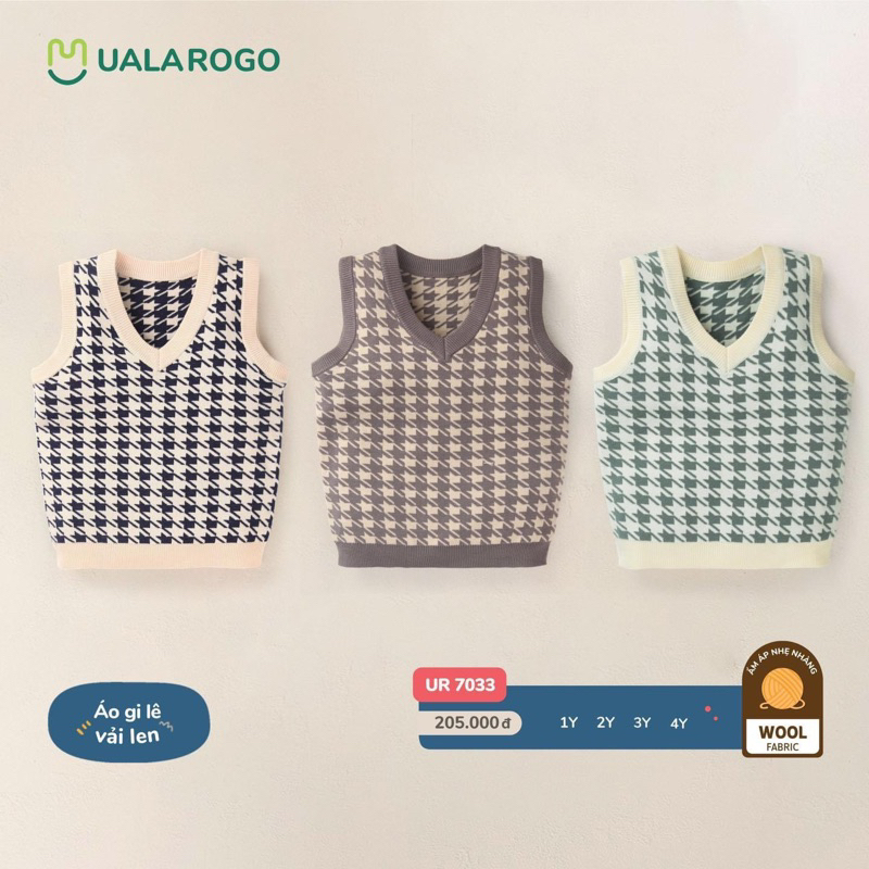 Áo gile vải len UR 7033