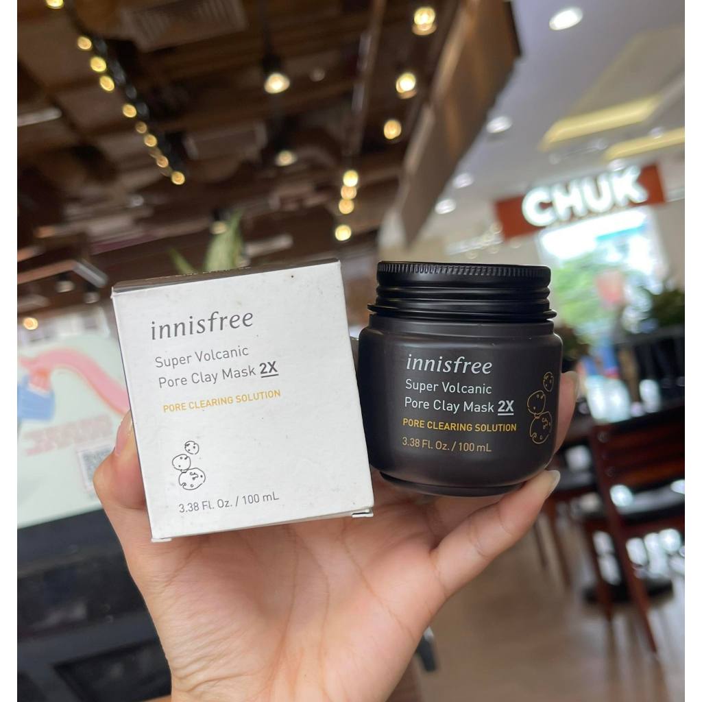 Mặt Nạ Đất Sét Innisfree Super Volcanic Pore Clay Mask 2X 100Ml