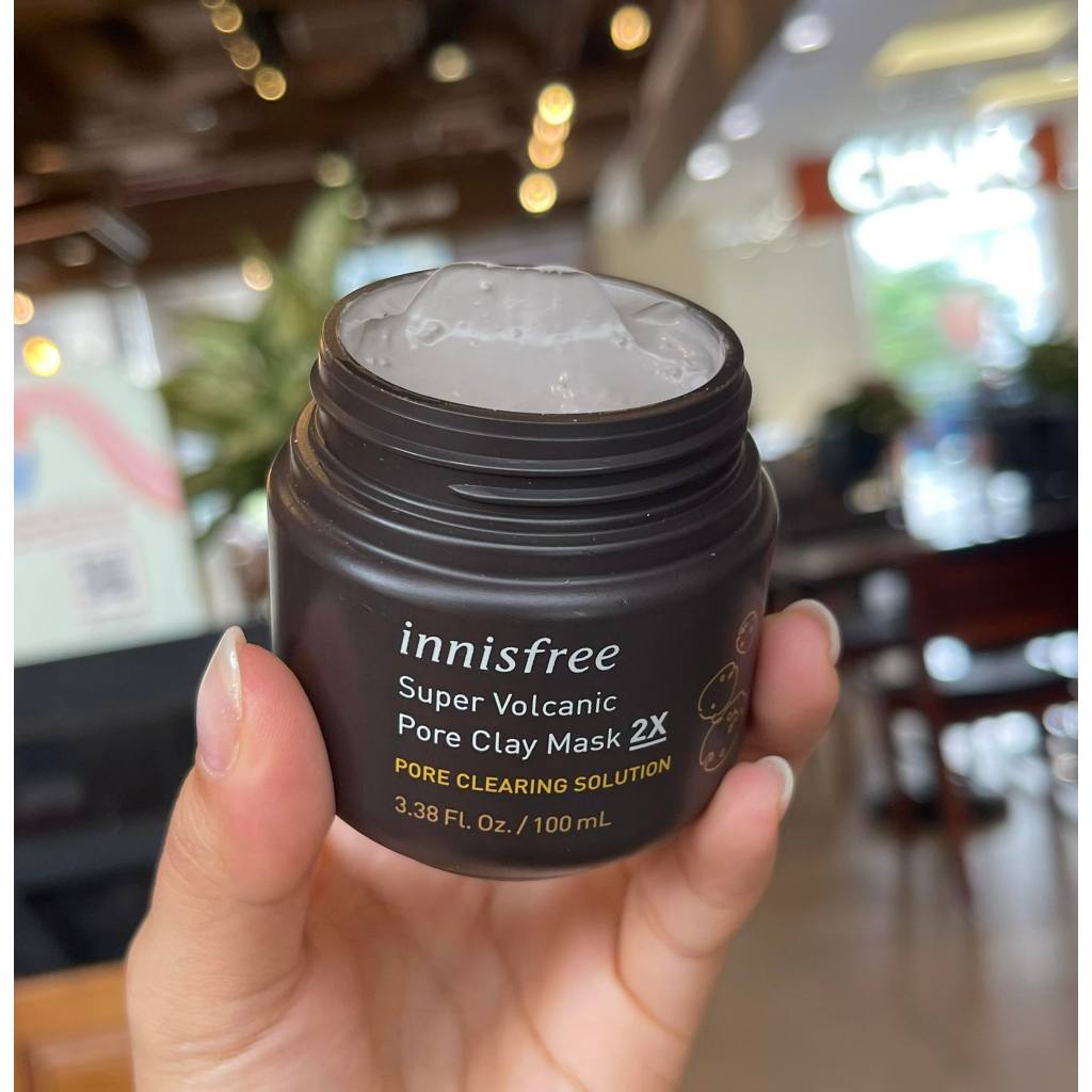 Mặt Nạ Đất Sét Innisfree Super Volcanic Pore Clay Mask 2X 100Ml