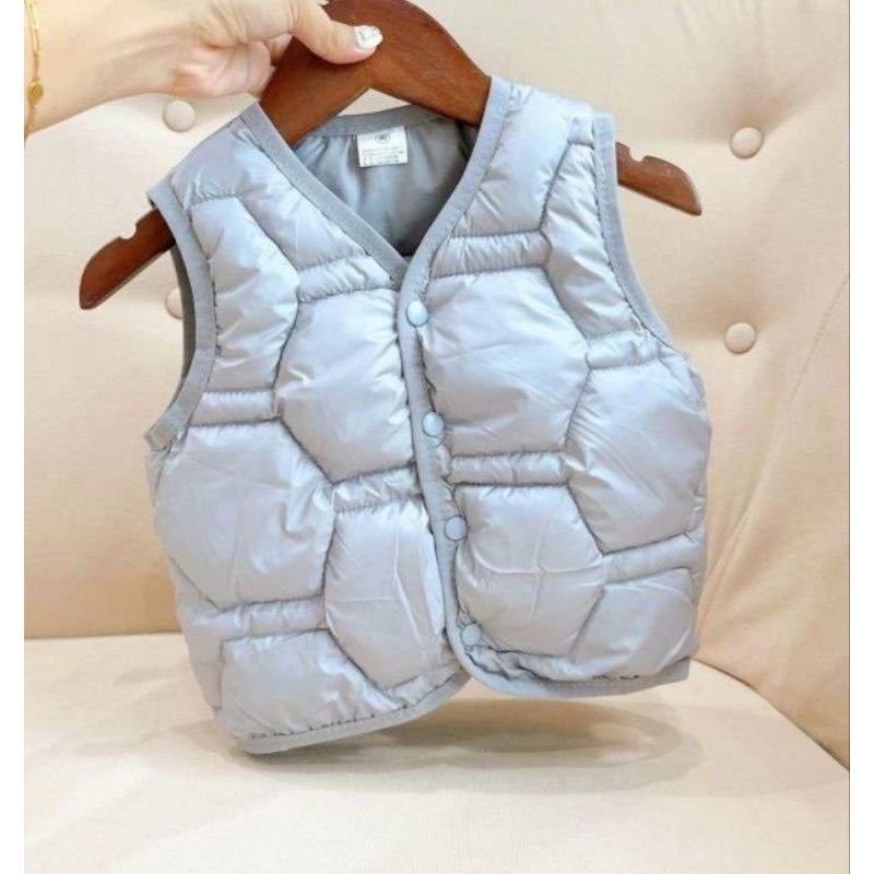 ÁO KHOÁC PHAO GILE CHO BÉ HÀNG QUẢNG CHÂU CHẤT ĐẸP IN GẤU