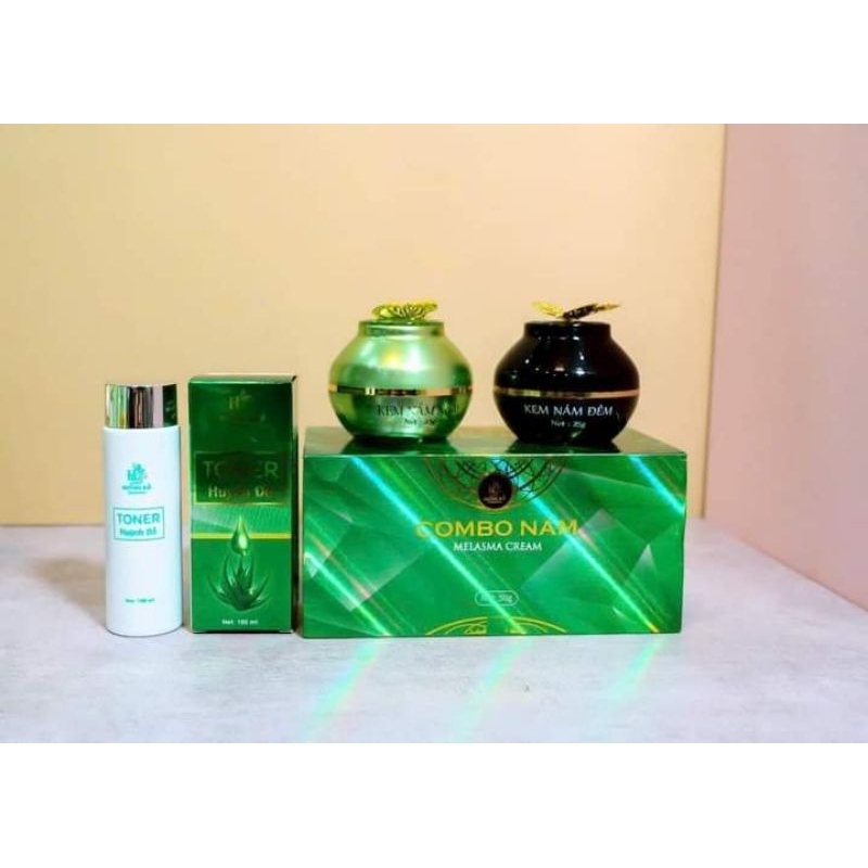 Combo nám ngày và đêm huỳnh đỗ tặng chai toner 100ml