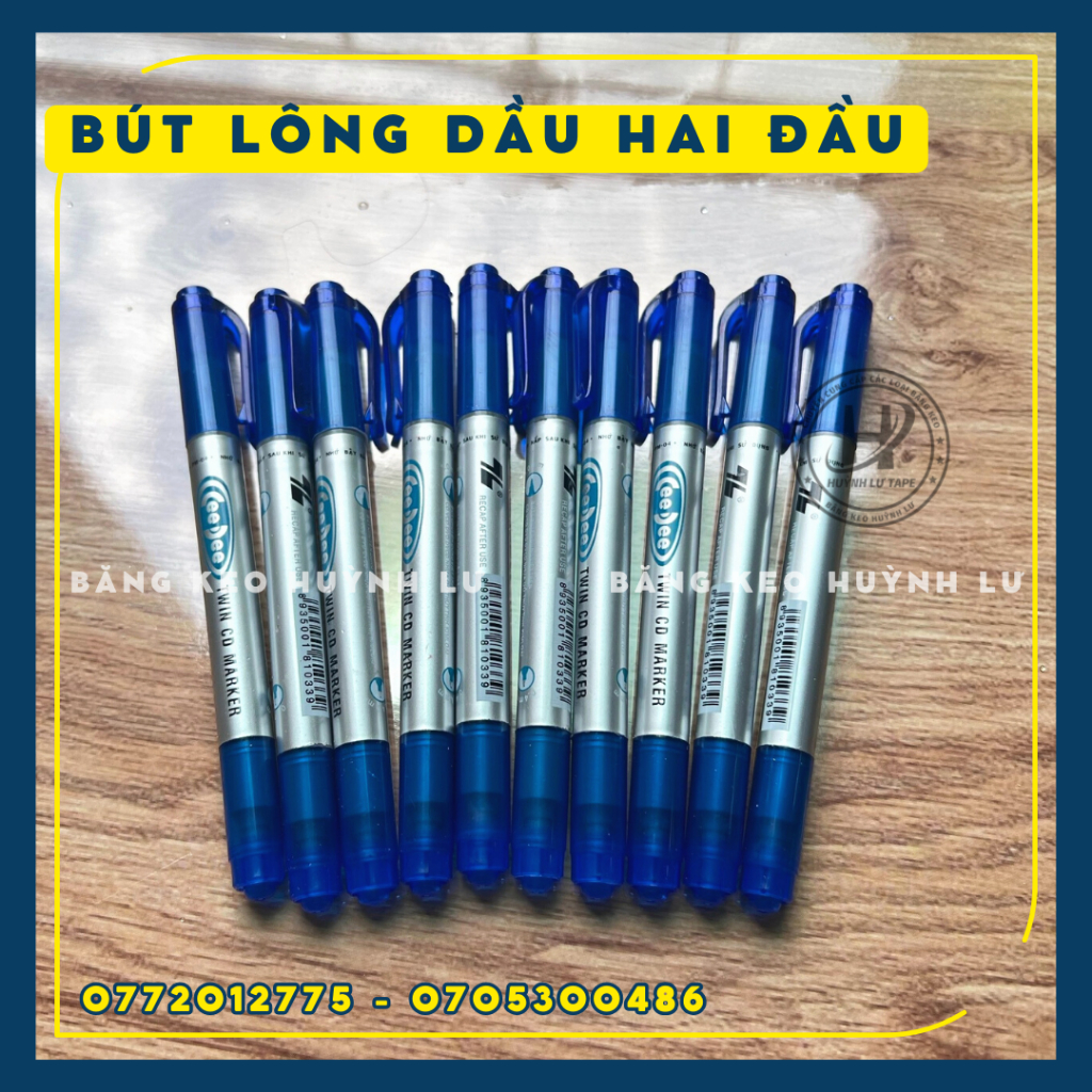 Bút lông dầu PM-04 hai đầu nhỏ