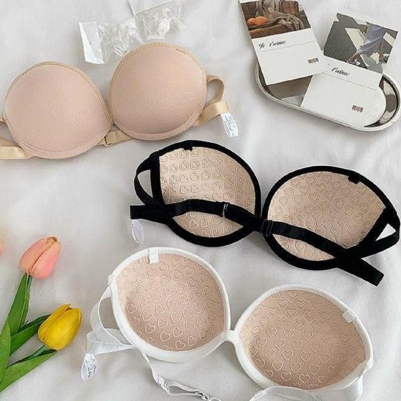 Áo lót chống tụt Cúp Tim_kèm dây trong