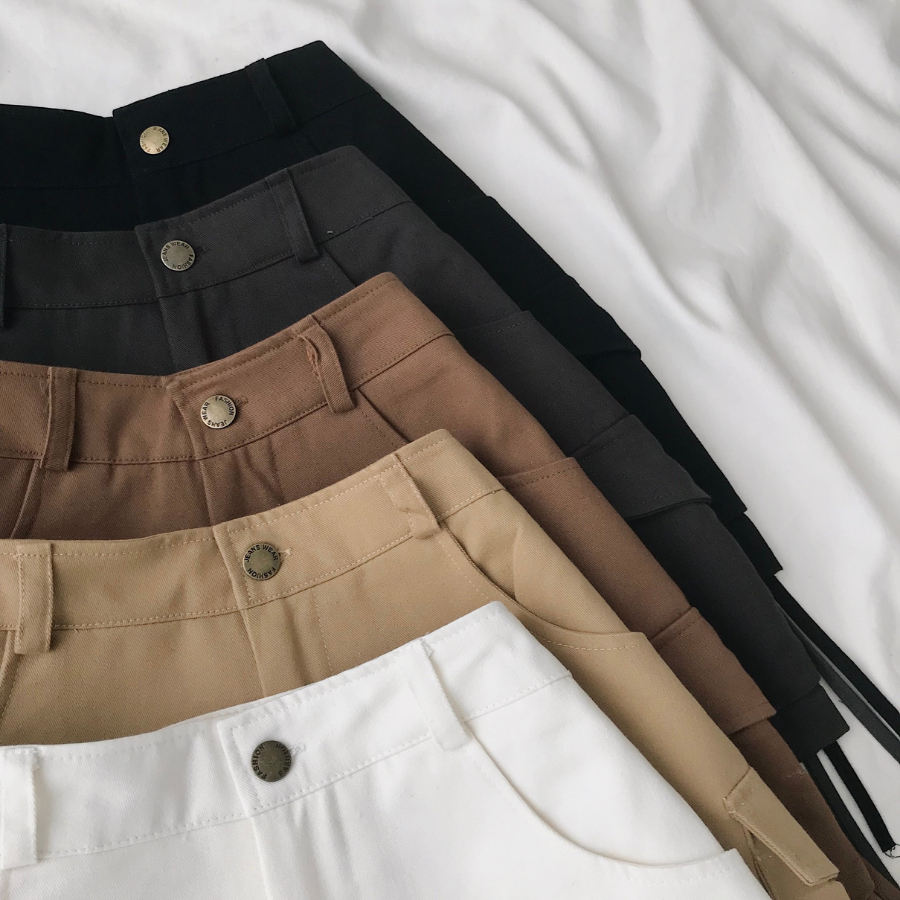 Chân váy ngắn nữ chất vải kaki ZIZY 3432 - Jemcloset