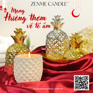 Nến Zenme Candle – Lucky Collection – Hủ nến quả dứa
