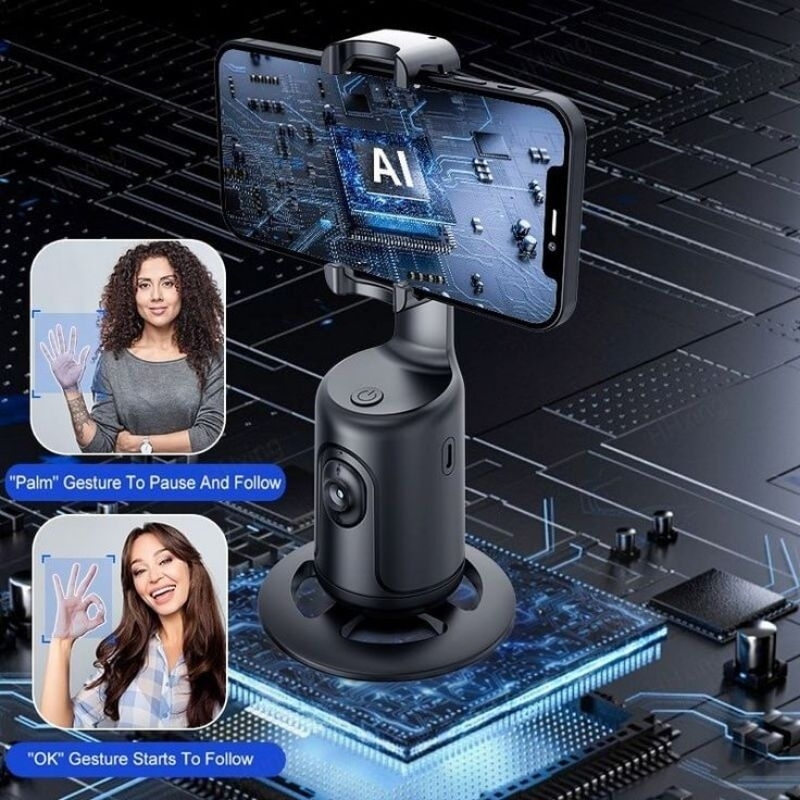 Gimbal ai xoay 360 độ di chuyển theo gương mặt