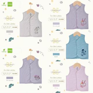 Áo gile cài giữa 2 lớp lót nỉ Lullaby