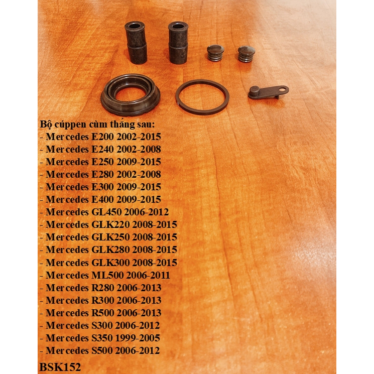 Cúppen cùm thắng sau Mercedes E200 2002-2015, Mercedes E240 2002-2008, Mercedes E250 2009-2015, Merc