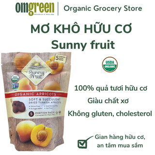 Mơ khô hữu cơ Sunny fruit 250g - OMGREEN ORGANICS