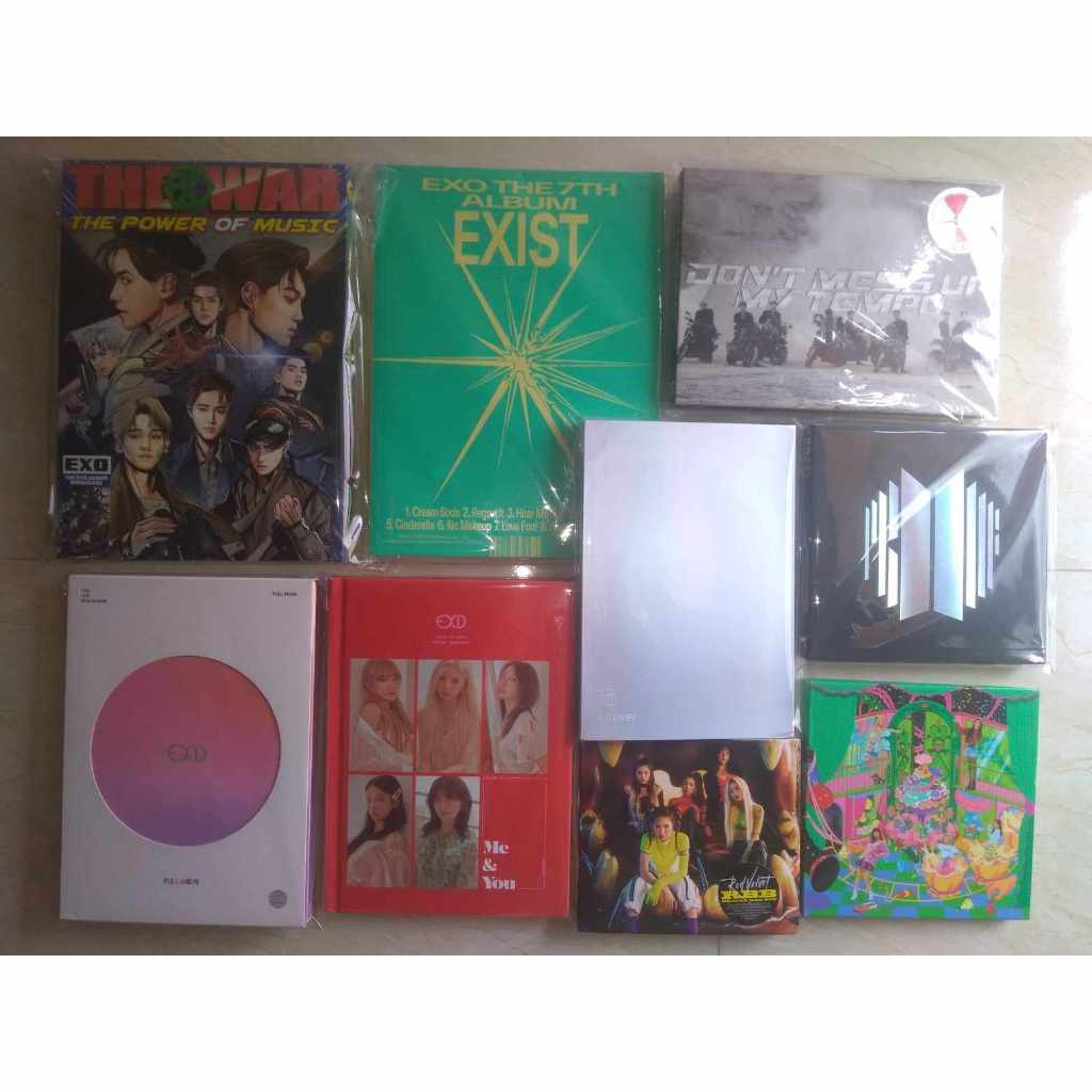 Album rỗng unseal BTS EXO EXID REVELVET....hàng chính hãng official