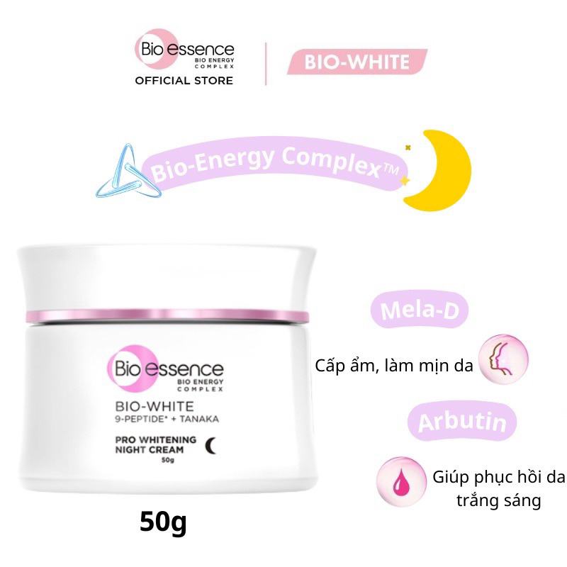 BỘ ĐÔI DƯỠNG TRẮNG CHUYÊN SÂU BIO WHITE PRO WHITENING CREAM 50Gx2