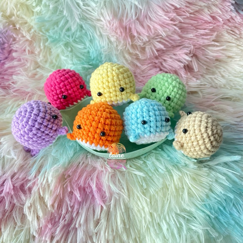 CÁ VOI MINI len crochet handmade (ẢNH THẬT)