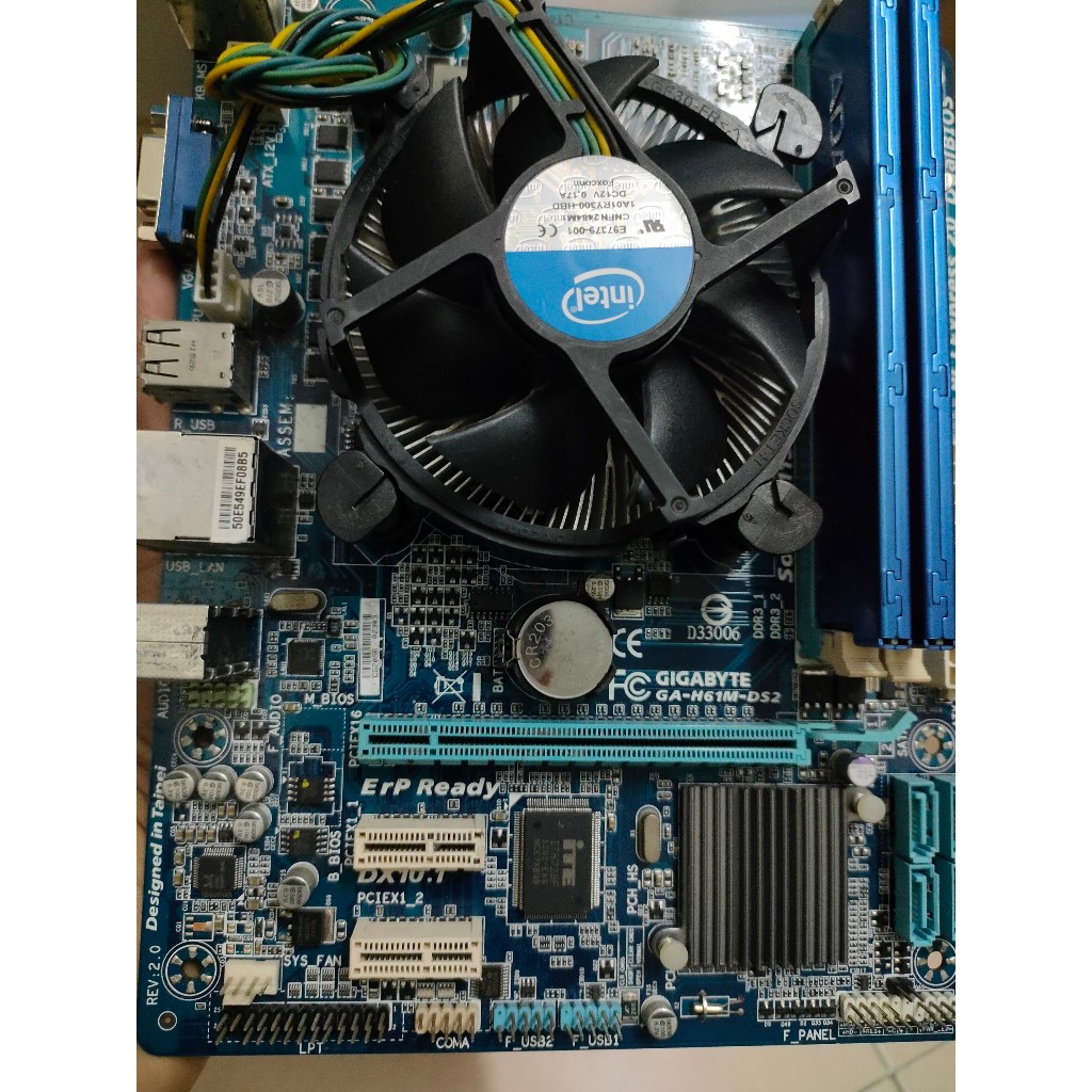 MAIN H61,CPU I5-2320,8G,FAN CÓ CHẮN MAIN.