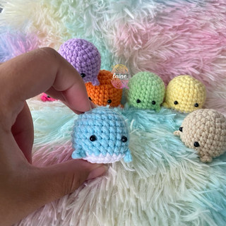 CÁ VOI MINI len crochet handmade (ẢNH THẬT)
