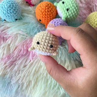 CÁ VOI MINI len crochet handmade (ẢNH THẬT)
