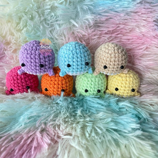 CÁ VOI MINI len crochet handmade (ẢNH THẬT)