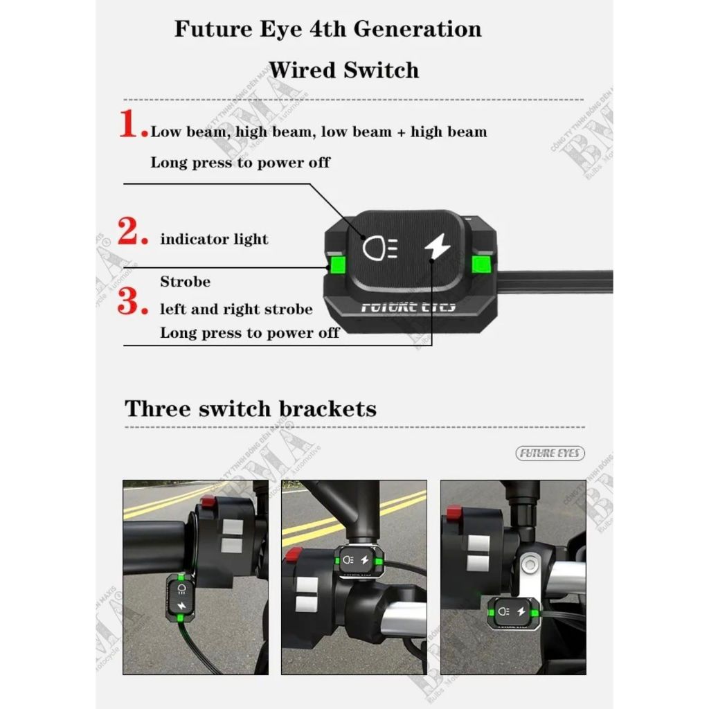 ĐÈN TRỢ SÁNG FUTURE EYES BMA F150-S CHÍNH HÃNG