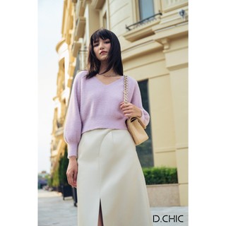 D.CHIC Chân váy midi cạp vạt chéo MS: 382801
