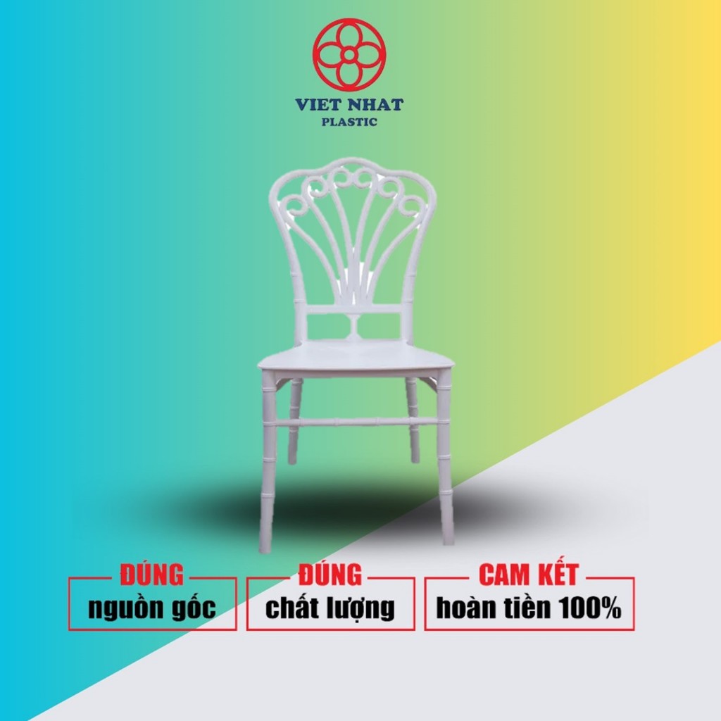 Ghế nhựa tựa đại kiểu vương miện, ghế cho sự kiện, ghế đám cưới, ghế nhà hàng chất lượng cao-kb.