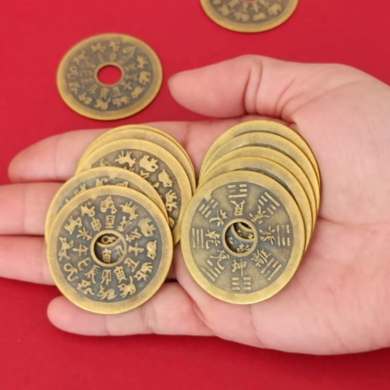 [XẢ HÀNG] ĐỒNG XU THÁI TUẾ 12 CON GIÁP ( 4CM)