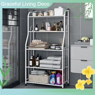 Kệ bếp đa năng 4/5 tầng, kệ sắt để đồ, kệ để đồ, kệ để đồ, kệ lò vi sóng, kệ để đồ nhà bếp, kệ sách, kệ đựng đồ linhtinh
