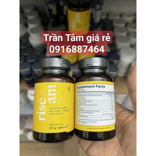 Lifevantage Rise AM protandim 60 viên bổ sung dinh dưỡng thiết yếu