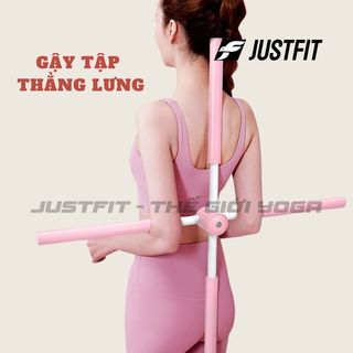 Gậy tập thẳng lưng, Thanh gậy tập yoga chống gù lưng, mở vai định hình lưng vai JUSTFIT STORE
