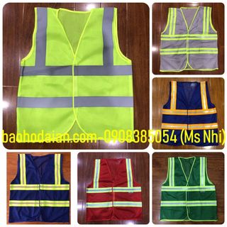 Áo phản quang 3M loại dán, không dây kéo- Nhiều màu, Hình thật