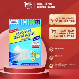 Khẩu trang đa năng mayan pm2.5 3d mask medi