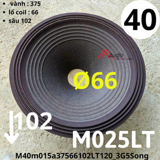 Màng loa bass 40 coil 66 sâu 102