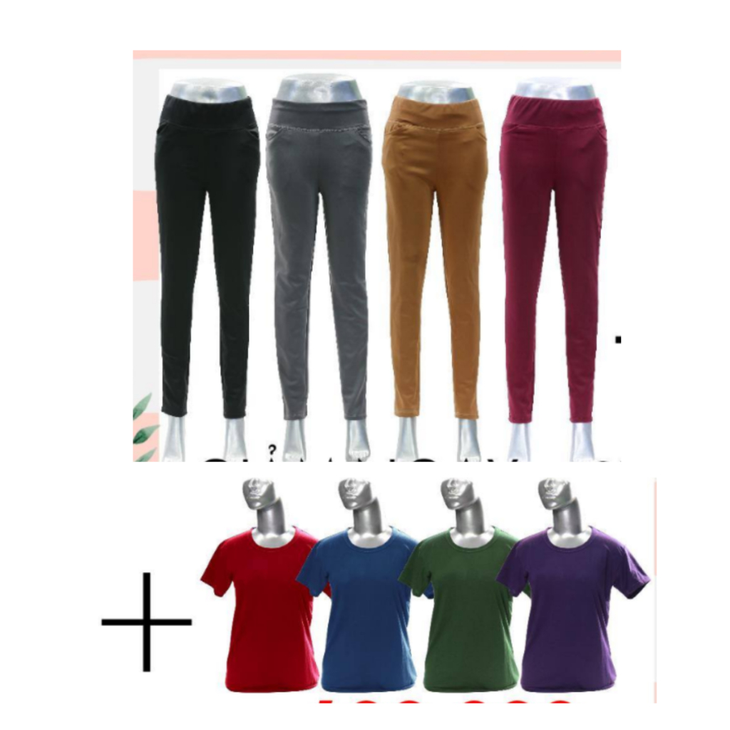 QUẦN LEGGING TẶNG KÈM ÁO NGỦ VACATINO
