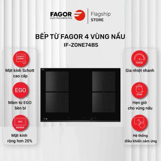 Bếp từ FAGOR 4 vùng nấu IF-ZONE74BS