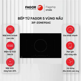 Bếp từ 5 vùng FAGOR 3IF-ZONE95AC