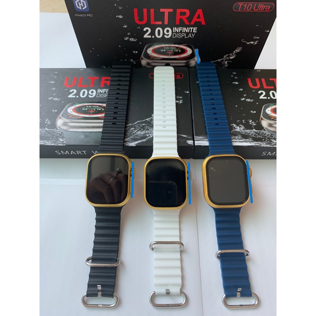 Đồng Hồ Thông Minh Smartwatch Nam Nữ T10 ULTRA 2023 Vỏ Thép - Giá Rẻ - Nhận Thông Báo Điện Thoại - Màn Hình Lớn 2,09