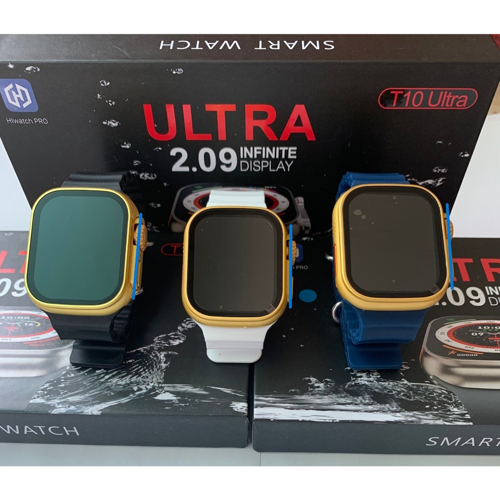 Đồng Hồ Thông Minh Smartwatch Nam Nữ T10 ULTRA 2023 Vỏ Thép - Giá Rẻ - Nhận Thông Báo Điện Thoại - Màn Hình Lớn 2,09