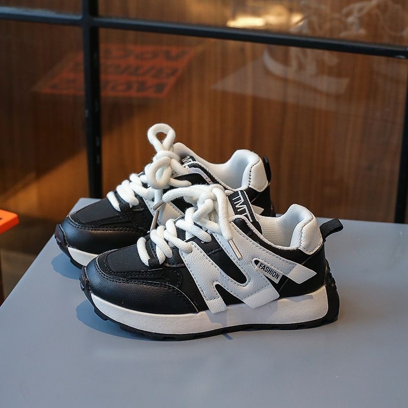 Giày Thể Thao Cho Bé, Giày Thể Thao Quai Dán Cho Bé 2 Màu Be, Nâu mã 8925