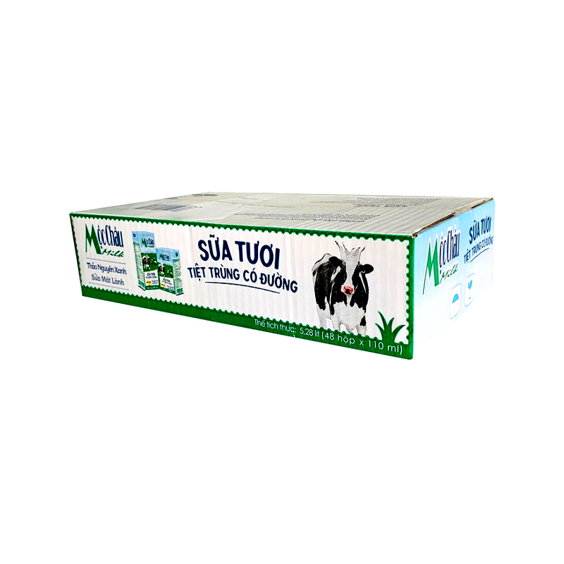 Thùng sữa mộc châu 110ml